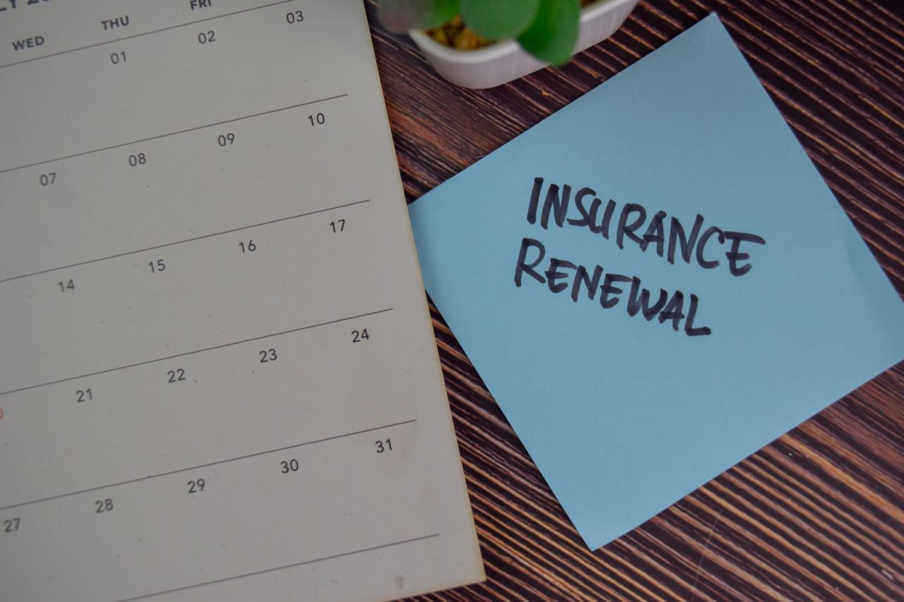 sticky note reminder for auto insurance renewal